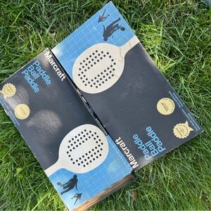 Vintage Marcraft paddle ball paddle (two in original box)